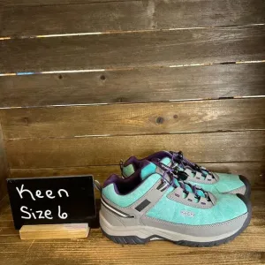 New‎ Big Kids Keen Targhee Sport Teal Athletic Hiking Shoes Sneakers Size 6 Y