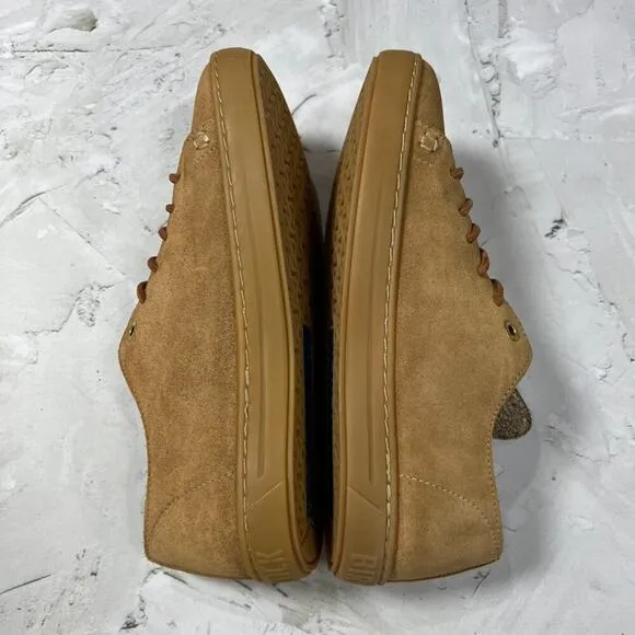 NEW Birkenstock ARRAN Sand Suede Sneakers SIZE 36 US 5 Regular Leather Shoes NIB