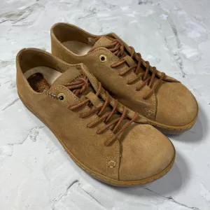 NEW Birkenstock ARRAN Sand Suede Sneakers SIZE 36 US 5 Regular Leather Shoes NIB