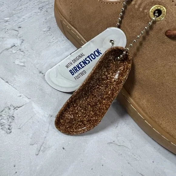 NEW Birkenstock ARRAN Sand Suede Sneakers SIZE 36 US 5 Regular Leather Shoes NIB