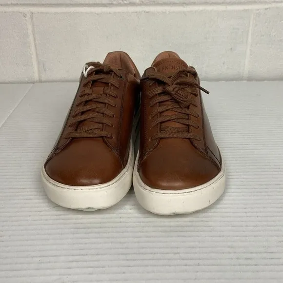 NEW Birkenstock Bend Low Natural Leather Sneaker EU38 Cognac Narrow Fit‎ 1026206