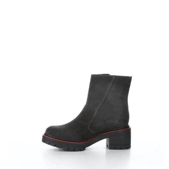 NEW BOS. &amp; CO. women's zap zip up ankle boots in grey