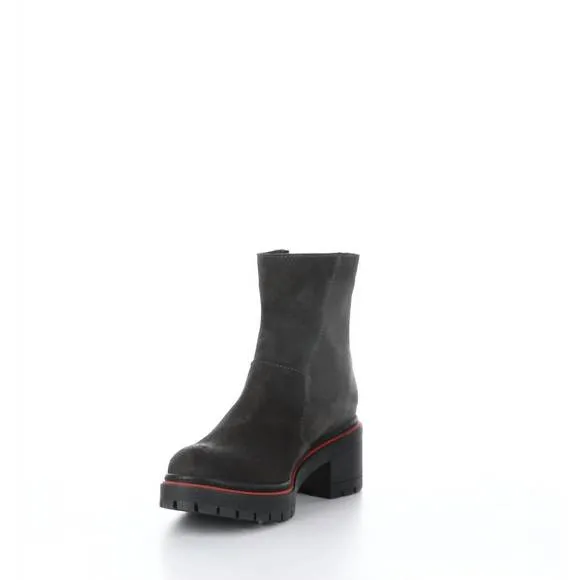 NEW BOS. &amp; CO. women's zap zip up ankle boots in grey