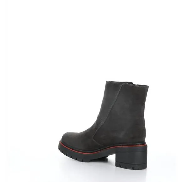NEW BOS. &amp; CO. women's zap zip up ankle boots in grey