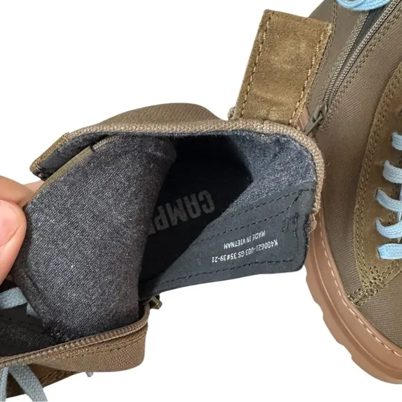 New! Camper Brutus Green Boots