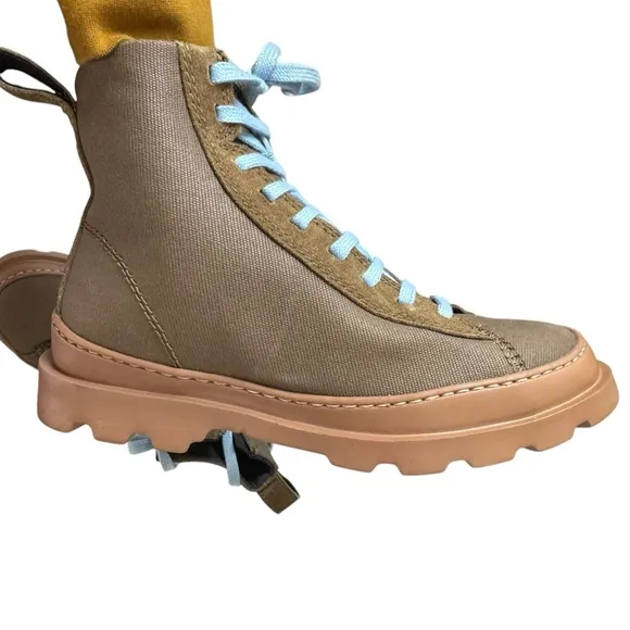 New! Camper Brutus Green Boots