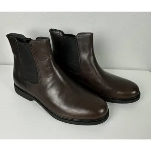 NEW Camper Mens Neuman Chelsea Boot Dark Brown Ultra Light Pigskin Size 45 US 11
