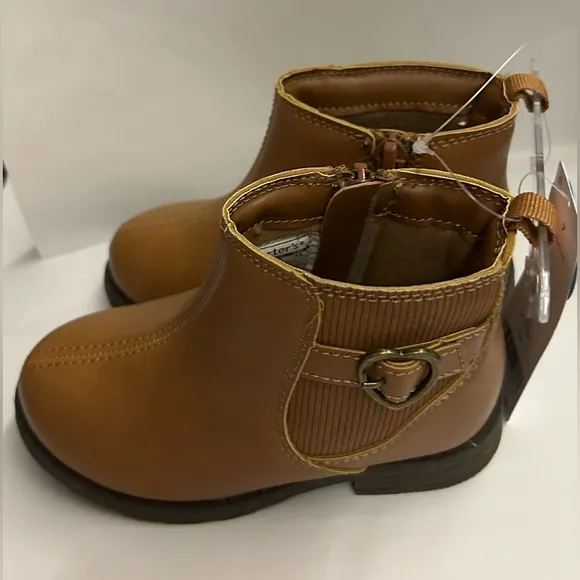 New Carter's Tan Boots Lena size 7 Girl's