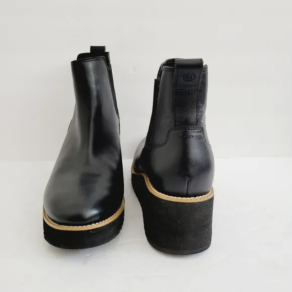 New COLE HAAN ZeroGrand City Wedge Ankle Boots Waterproof, Size 8,5