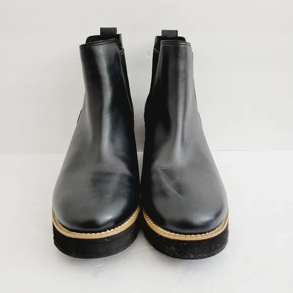 New COLE HAAN ZeroGrand City Wedge Ankle Boots Waterproof, Size 8,5