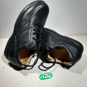 NEW Dr. Comfort 1010 Patty Black Leather Lace Up Walking Shoes Women's 8,5W