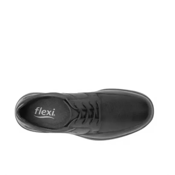 NEW FLEXI men's leather oxford shoe in black
