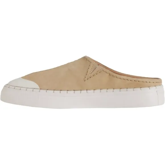 new Free People Womens Juno Slip-On Sport Sneaker in Cafe Suede  Comfort 4S2