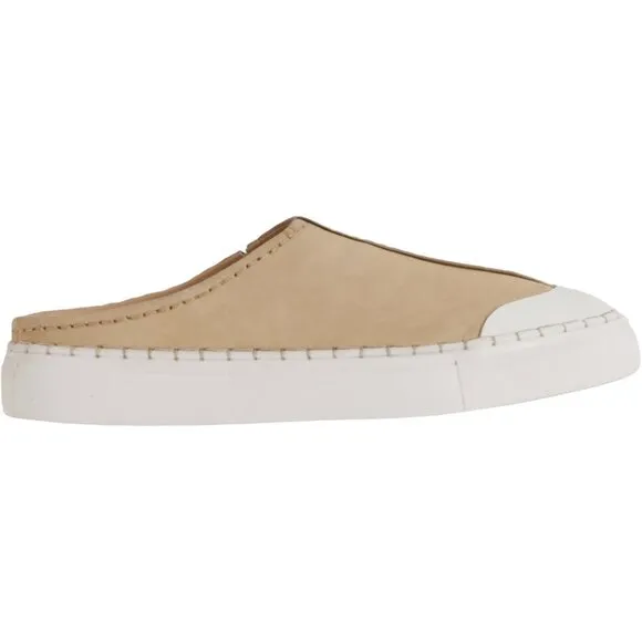 new Free People Womens Juno Slip-On Sport Sneaker in Cafe Suede  Comfort 4S2