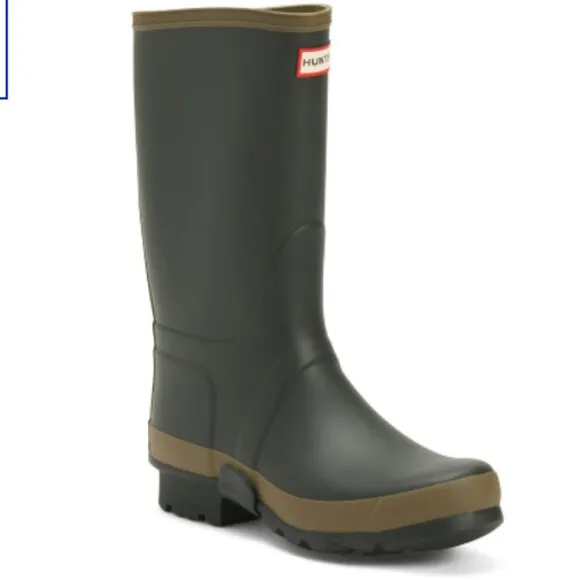 NEW HUNTER Men's Gardener Boots Dark Olive 126mn