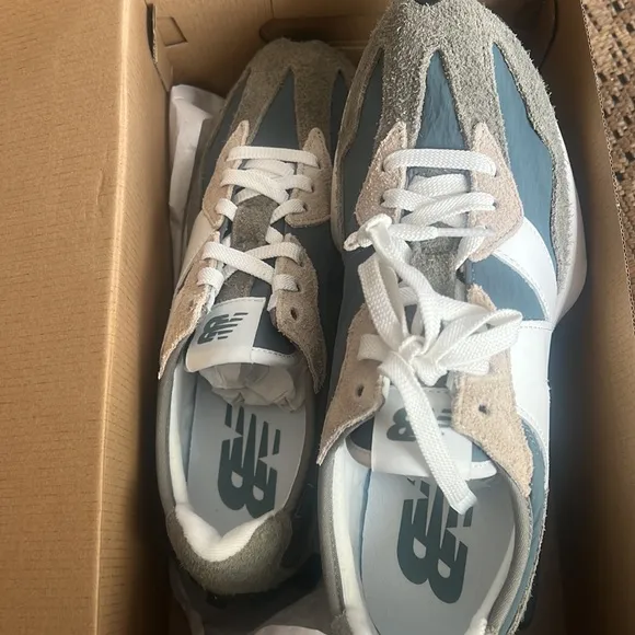 New in Box -9H-J.CrewxNew Balance® 327 Central Park sneakers VETIVER / TROOPER