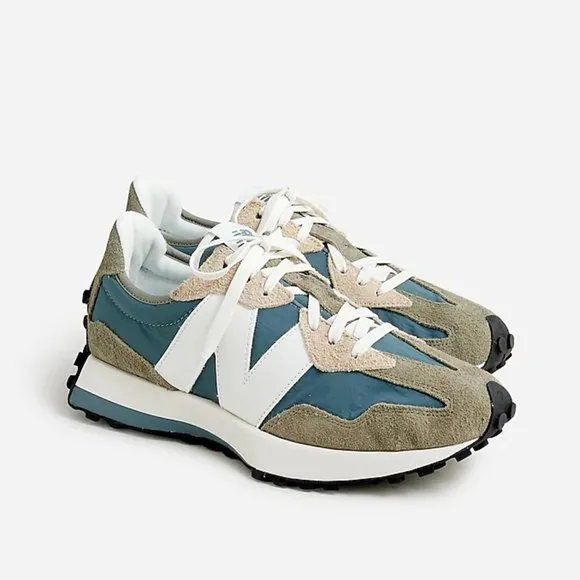 New in Box -9H-J.CrewxNew Balance® 327 Central Park sneakers VETIVER / TROOPER