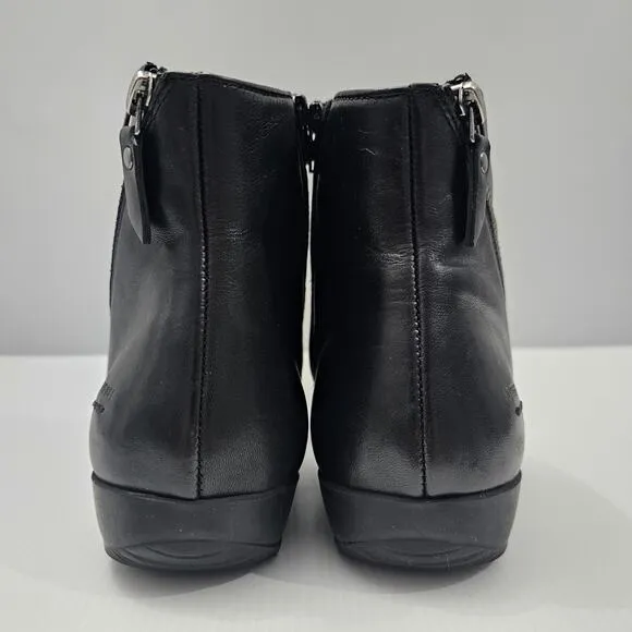 NEW Josef Seibel Naly 61 Ankle Bootie Slouch Black Leather EU Size 40