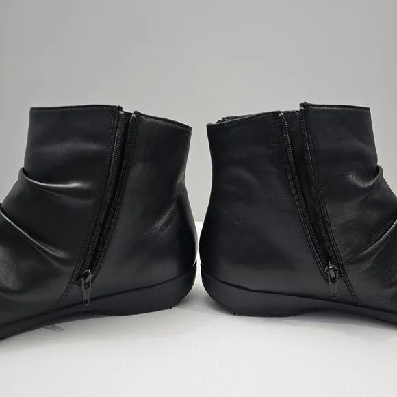 NEW Josef Seibel Naly 61 Ankle Bootie Slouch Black Leather EU Size 40