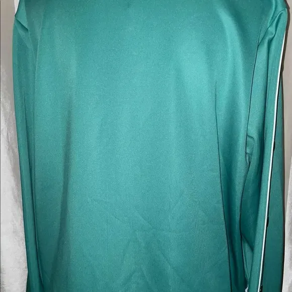 New! Karl Lagerfeld Paris Snap Side Logo Track Jacket Size XL Jade Green🤍