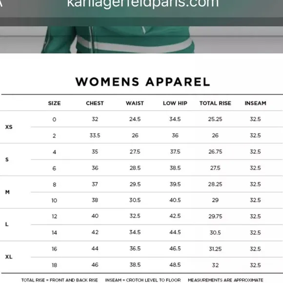 New! Karl Lagerfeld Paris Snap Side Logo Track Jacket Size XL Jade Green🤍