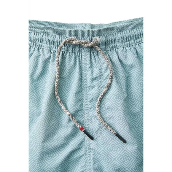NEW KATIN reverb volley trunk short in blue surf