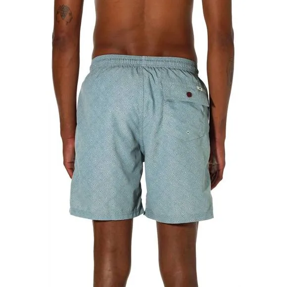NEW KATIN reverb volley trunk short in blue surf