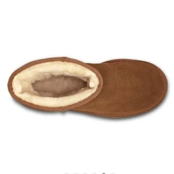 New Koolaburra UGG Women's Koola Slim Short brown chestnut Boots shoes 7