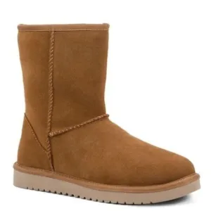 New Koolaburra UGG Women's Koola Slim Short brown chestnut Boots shoes 7