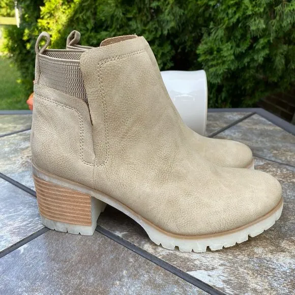 NEW KORK-Ease Natural Elsie Heeled Ankle Boot Size 9 Bootie