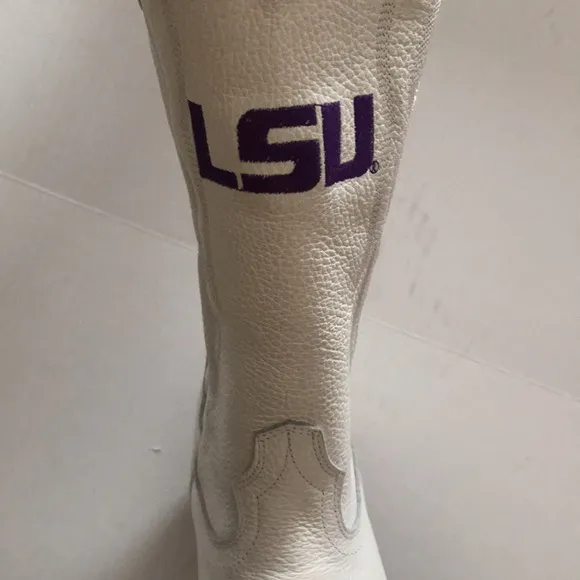 NEW LEIGHTON LSU Cowboy Boots.