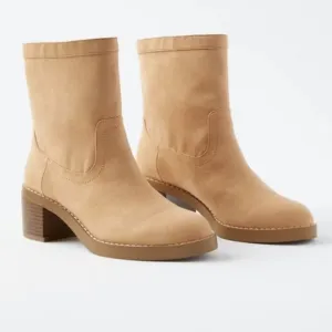 NEW! LOFT Faux Suede High Ankle Boots 10.