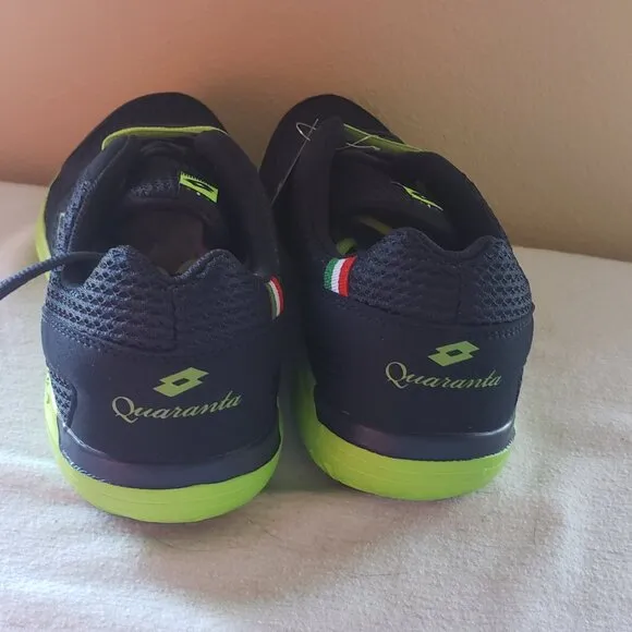 New Lotto Navy Neon Green Sneakers. Men 11