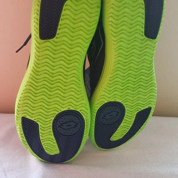 New Lotto Navy Neon Green Sneakers. Men 11