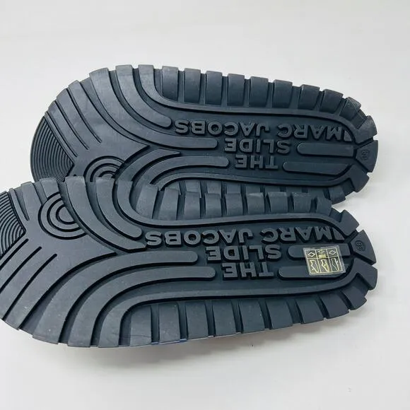 NEW! Marc Jacobs The Slide Navy Blue Casual Sandal Shoe - 8