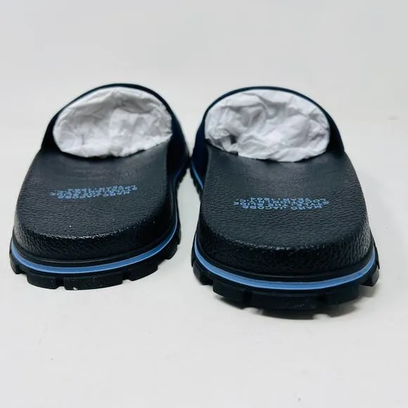 NEW! Marc Jacobs The Slide Navy Blue Casual Sandal Shoe - 8
