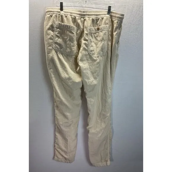 NEW Marine Layer saturday Beach pants pull on elastic drawstring size XXL Beige