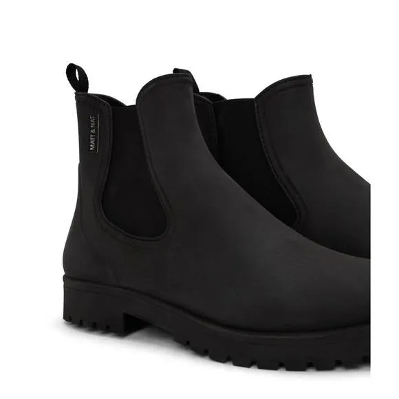 NEW MATT &amp; NAT women's laney vegan rain boots in black