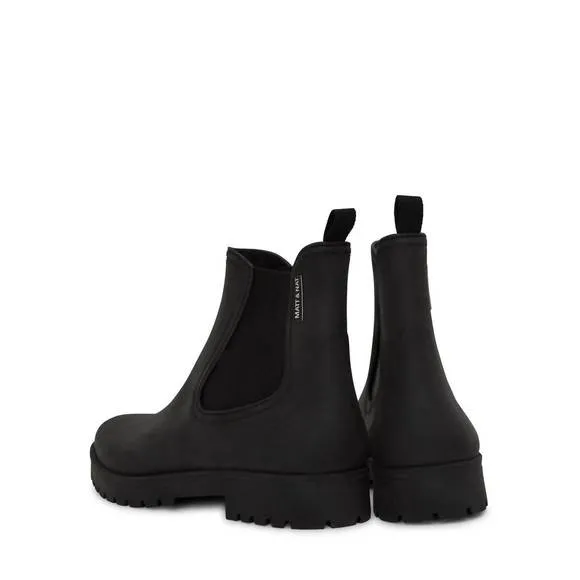 NEW MATT &amp; NAT women's laney vegan rain boots in black