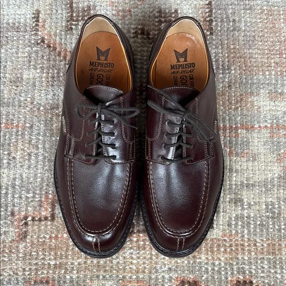 NEW! Mephisto Men's Brown Leather Shoes
