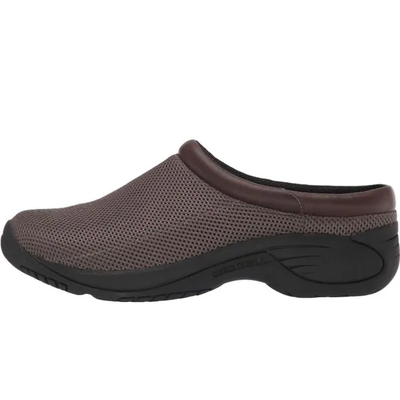 New Merrell Mens maroon mules sandal shoes, size 11.5