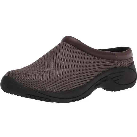 New Merrell Mens maroon mules sandal shoes, size 11.5
