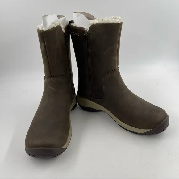 NEW! Merrell Women’s Encore 4 Espresso Tall Polar Waterproof Zip Boot - Size 5.5