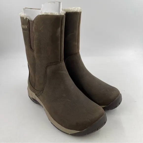 NEW! Merrell Women’s Encore 4 Espresso Tall Polar Waterproof Zip Boot - Size 5.5