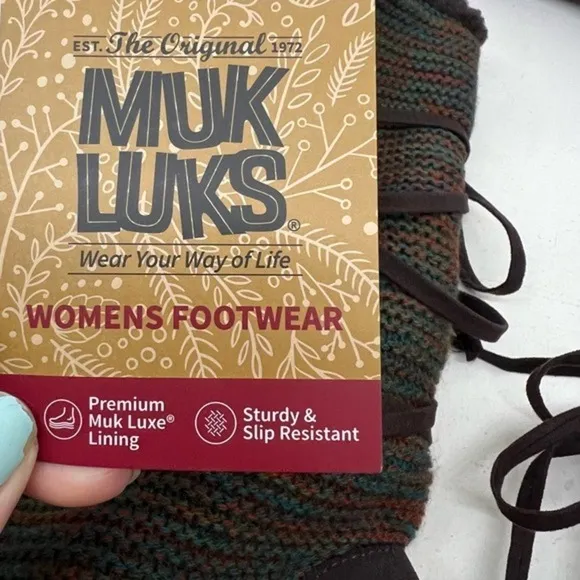NEW Muk Luks Flexi New York Womens Chocolate Brown Suede Winter Snow Boots
