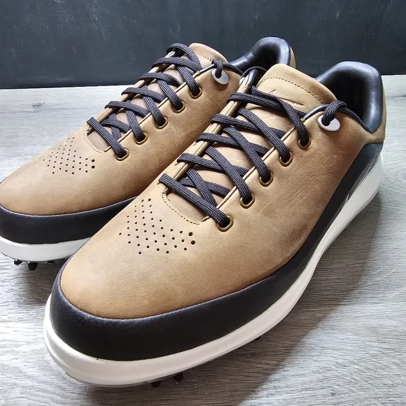 New Nike Air Zoom Precision Womens Sz 9.5 Wide Golf Shoes 866066-200 TW Leather