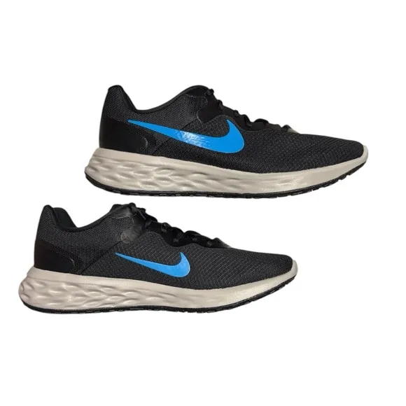 NEW Nike Men's Revolution 6 Next Nature Running Shoes size 10 Black