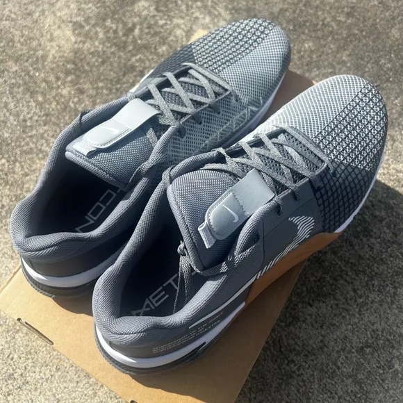 NEW Nike Metcon 8 Grey White size 16 Mens shoes
