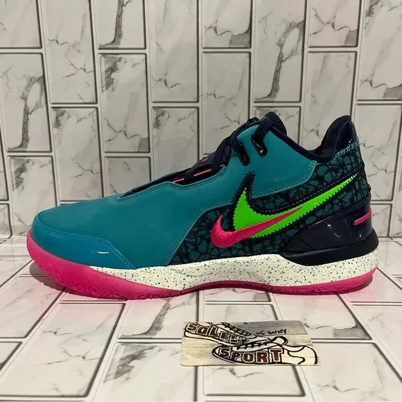 New Nike Zoom Lebron NXXT Gen AMPD South Beach Miami Teal Pink Basketball Men 11