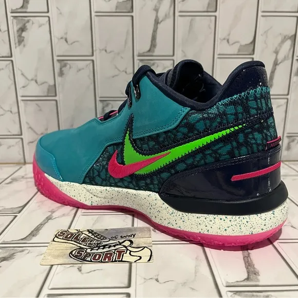 New Nike Zoom Lebron NXXT Gen AMPD South Beach Miami Teal Pink Basketball Men 11